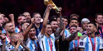 Ángel Di María, uno de los jugadores de la Selección Argentina que envió su saludo a los chicos del Colegio María Auxiliadora de San Luis.