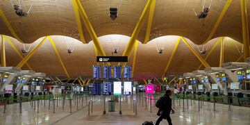 La terminal T4 del aeropuerto de Barajas en Madrid