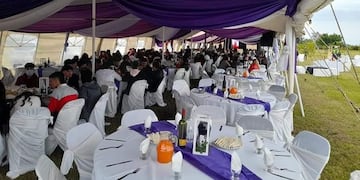 Fiesta clandestina en Alderetes.