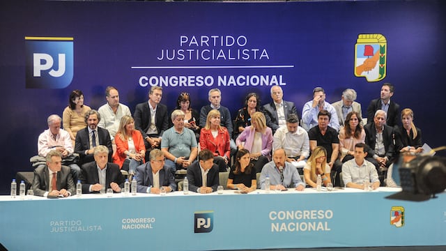 El PJ Nacional convocó a marchar en contra de la "ley Bases". Foto Federico Lopez Claro