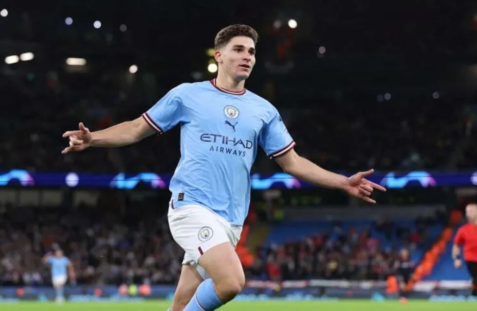 Noche soñada para Julián Álvarez: gol y dos asistencias para la “Araña” por Champions League