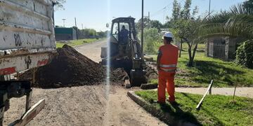 Comenzó la obra de cloacas en Ataliva