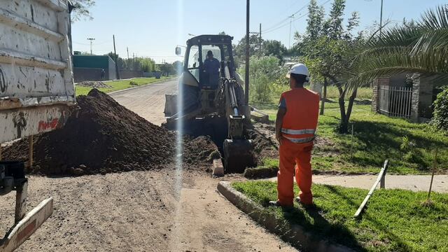 Comenzó la obra de cloacas en Ataliva