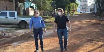 El Intendente de Posadas recorrió las obras de la Chacra 52.