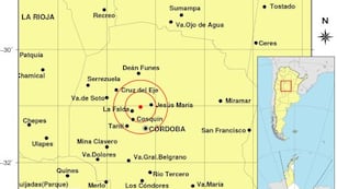 Otra vez, hubo un temblor en Córdoba.