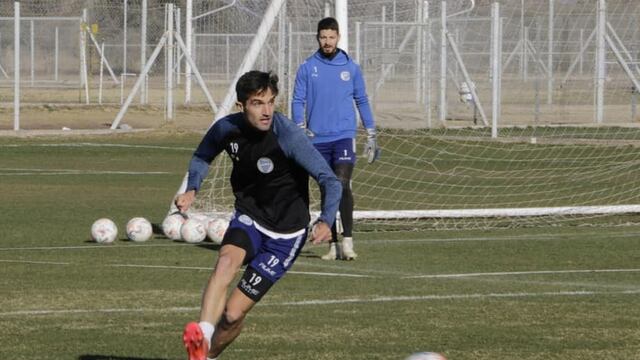 Godoy Cruz practicó de cara al partido ante Defensa y Justicia.