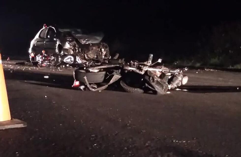 Choque fatal en Achiras: dos personas murieron y hay un herido de gravedad