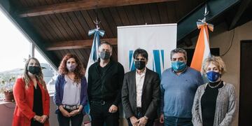 El jefe de gabinete municipal mantuvo una reunión con el equipo técnico de la Embajada de Francia en Argentina