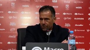 Diego Dabove destacó la "intensidad" y el "orden" de Instituto, aún jugando con diez (Captura de pantalla).