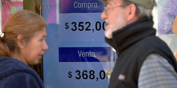 Valor del dólar blue en Córdoba.