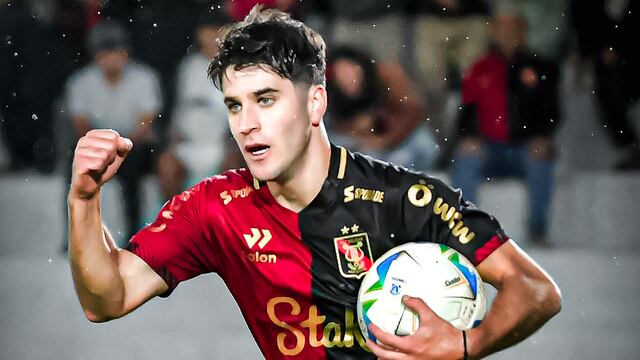 El delantero cordobés Gregorio Rodríguez, de Instituto al Melgar de Perú y feliz por la Ciudad Deportiva en La Agustina (Prensa Melgar).