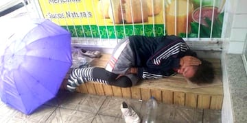 Nicolás Pereyra, el santacruceño que está enfermo y varado en Brasil.