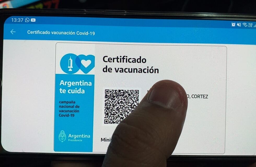 Coronavirus: la credencial digital “Mi Argentina” será la acreditación internacional de vacunación