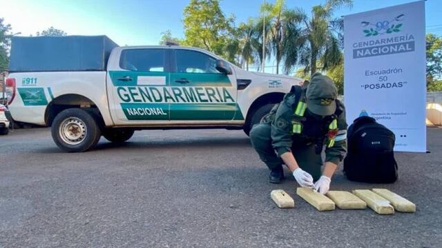 Incautan marihuana en un colectivo en Posadas.