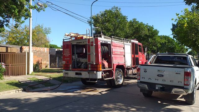 Incendio en una vivienda de Rafaela