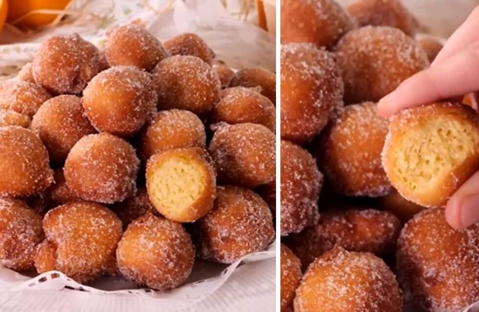 Fáciles y esponjosos: receta de buñuelos fritos de naranja