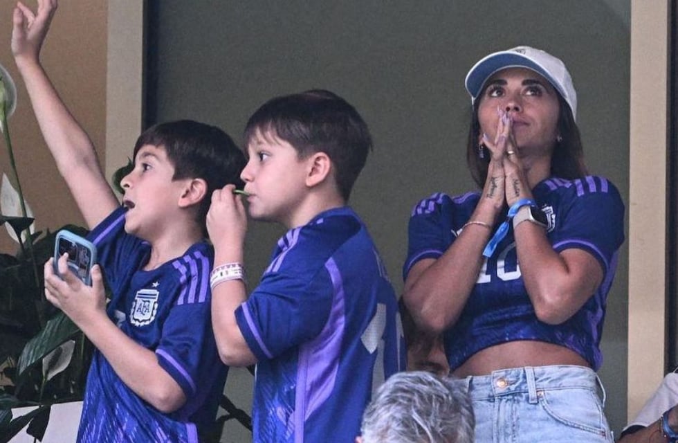 Made in Rosario: así festejó Antonela Roccuzzo y compañía el gol de Lionel Messi