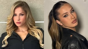 A la derecha, Lucía Patrone y a la izquierda, Lolo Poggio.