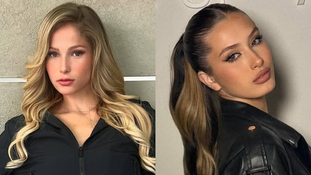 A la derecha, Lucía Patrone y a la izquierda, Lolo Poggio.