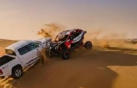 Así fue el choque en Pinamar IMAGEN ILUSTRATIVA