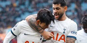 Cuti Romero fue protagonista de un desopilante posteo mientras era homenajeado por Belgrano en Alberdi. (Foto: Prensa Tottenham).
