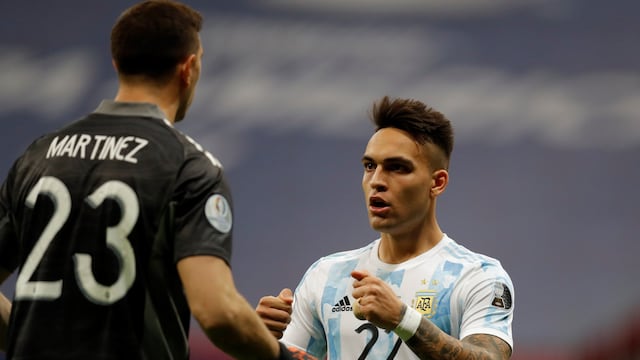 Lautaro Martínez se resintió de su lesión en el psoas.