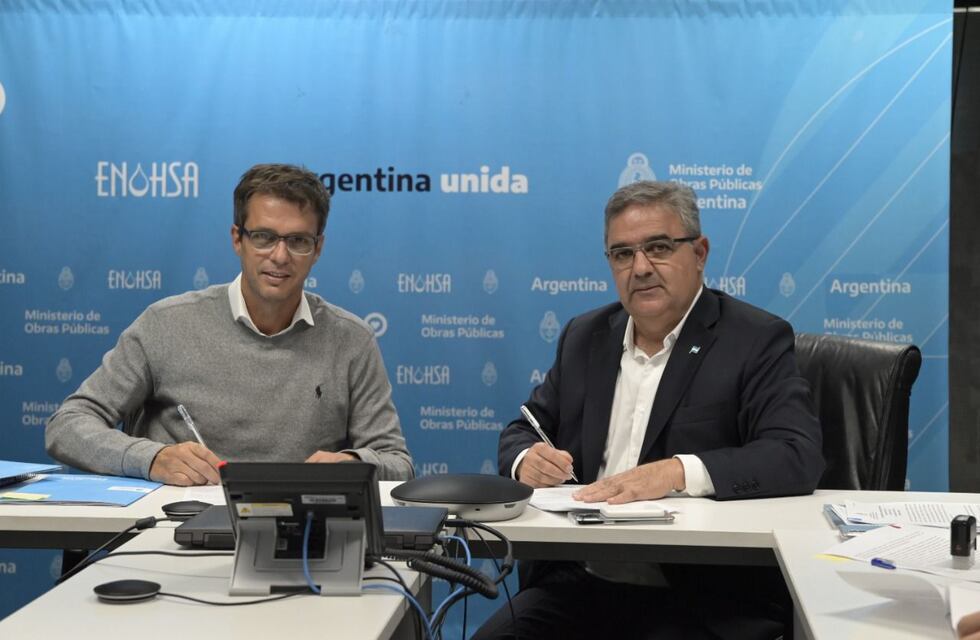 Convenios con ENOHSA: estarán destinados a financiar obras de saneamiento en Catamarca