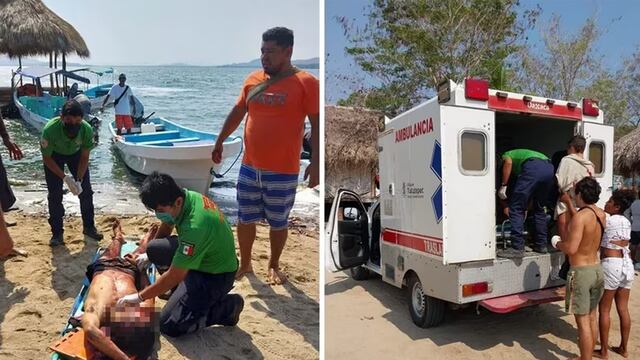 Dos jovenes y una joven de Argentina fueron atacados a machetazos en México (Foto: Twitter/azucenau).