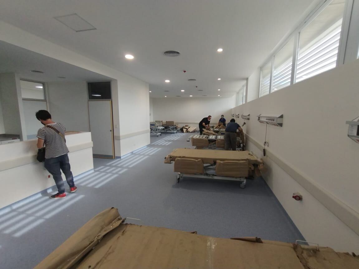 Llevan el equipamiento al nuevo Hospital de Rafaela