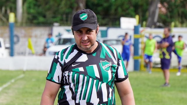 Carlos Cereza es el entrenador del Cultural de Arroyito