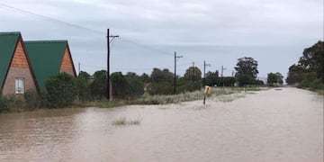 Un campo se inundó y una pareja quedó atrapada. Los rescató el intendente gracias a las redes sociales.