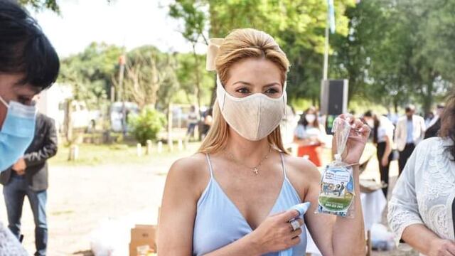 La esposa del Presidente, Alberto Fernández recorrió la provincia del Chaco.