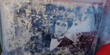 Parte del cargamento contenía paquetes con la cara de Al Pacino en la película "Scarface".