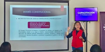 La apertura del taller estuvo a cargo de la secretaria de Equidad, Diversidad y Promoción de Derechos, Victoria Luna Murillo.