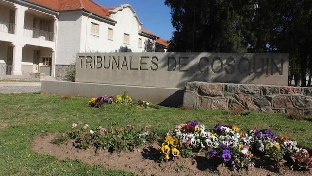 Tribunales de la ciudad de Cosquín. (Foto: archivo / La Voz).