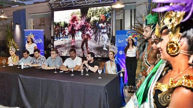 Se presentó el Carnaval de Concordia 2022.