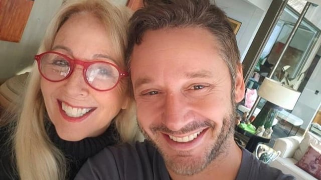 Benjamín Vicuña junto a su madre, Isabel Maluco Morandé