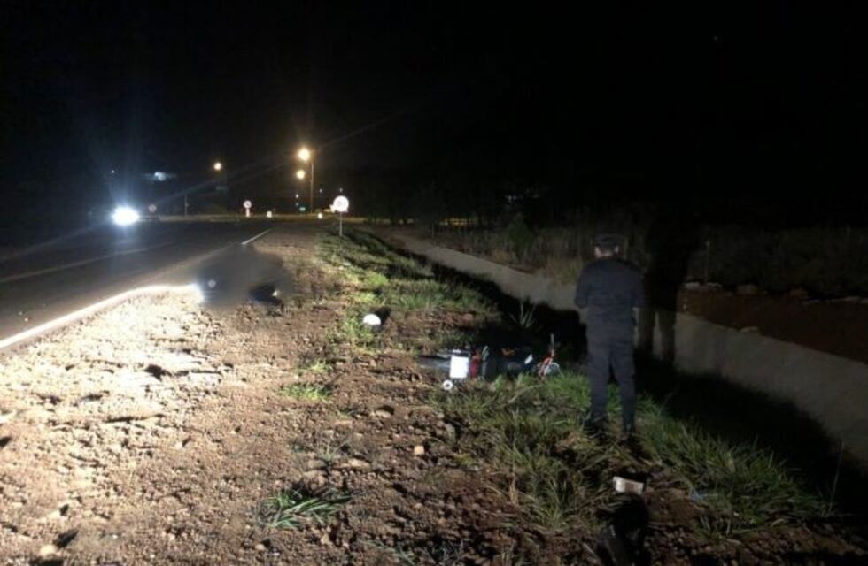 Un motociclista murió luego de despistar en San Pedro