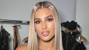 Julieta Poggio se tatuó la frase que le había prometido a Marcos Ginocchio y encendió las alarmas de romance.