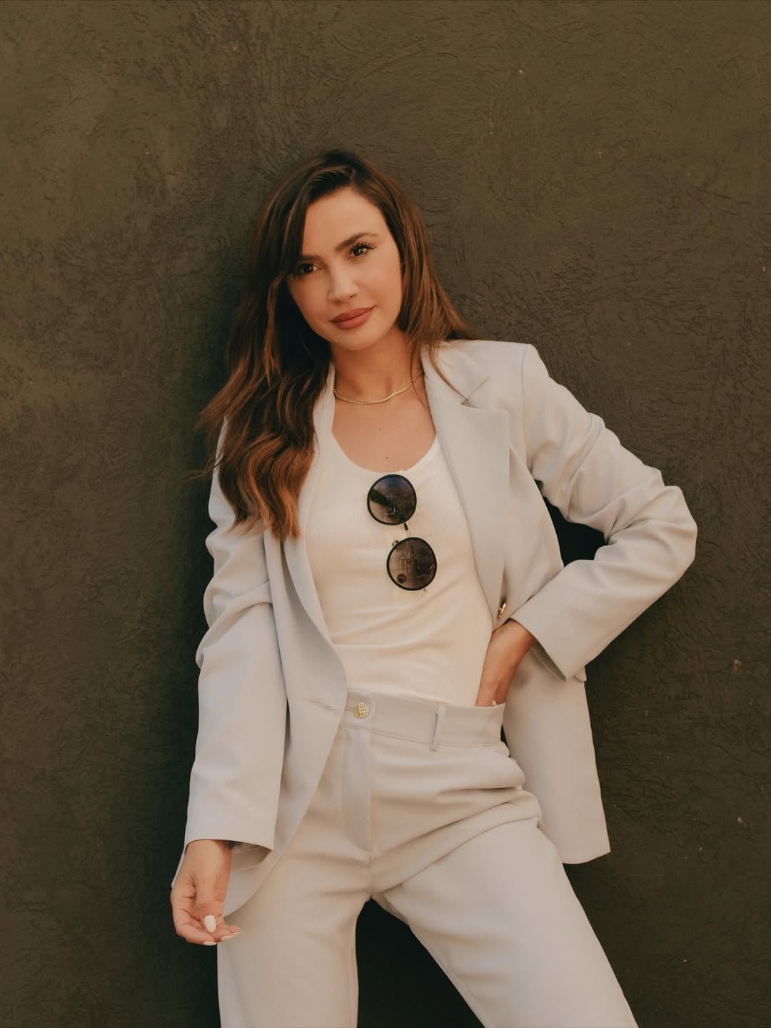 Saco sastrero y musculosa: Celeste Cid hizo el match perfecto y dio cátedra de estilo con un look elegante y chic