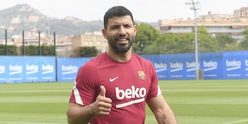 Sergio Agüero fue inscripto en Barcelona.