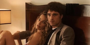 Margot Robbie y Jacob Elordi.