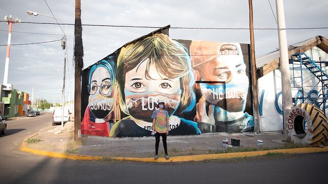 El trabajo de Mercedes Yacante hace referencia a la responsabilidad social ante el Covid-19.