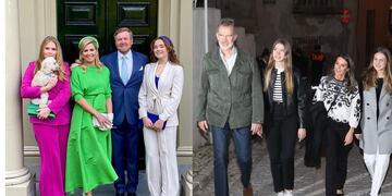 La princesa Alexia y la princesa Leonor en sus respectivas graduaciones