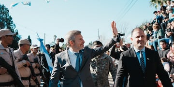 Rogelio Frigerio en el Día de la Bandera