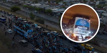 Los festejos de Belgrano casi terminan en una tragedia.