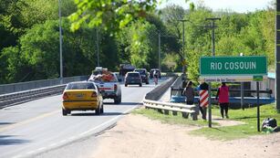 Ruta 38 actual. Puente sobre el río Cosquin, en Bialet Massé. (La Voz)