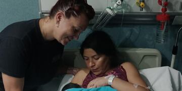 La sargento de la Micaela González salvó a Luna quien había nacido sin signos vitales.