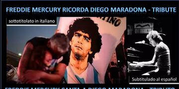 El homenaje en la voz de Freddie Mercury en la guitarra de un gran músico carlospacense. (Imagen: gentileza Juan Agustín Pérez Albert).