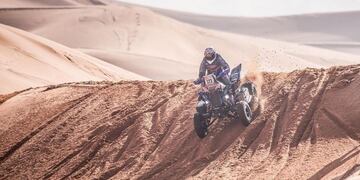 Pablo Copetti llegó tercero en la séptima etapa del Dakar 2022 y continúa como escolta en la general.